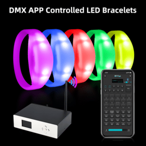 DMX led wristbands