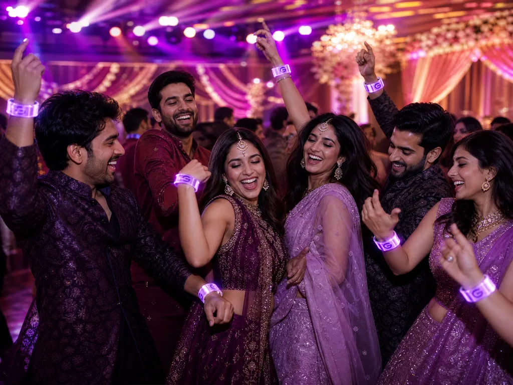 LED bracelets used in Indian weddings (2)
